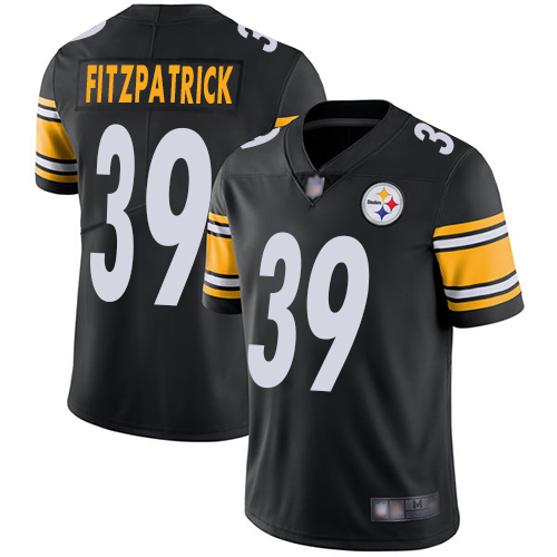 Men Pittsburgh Steelers Football #39 Limited Black Minkah Fitzpatrick Home Vapor Untouchable Nike NFL Jersey